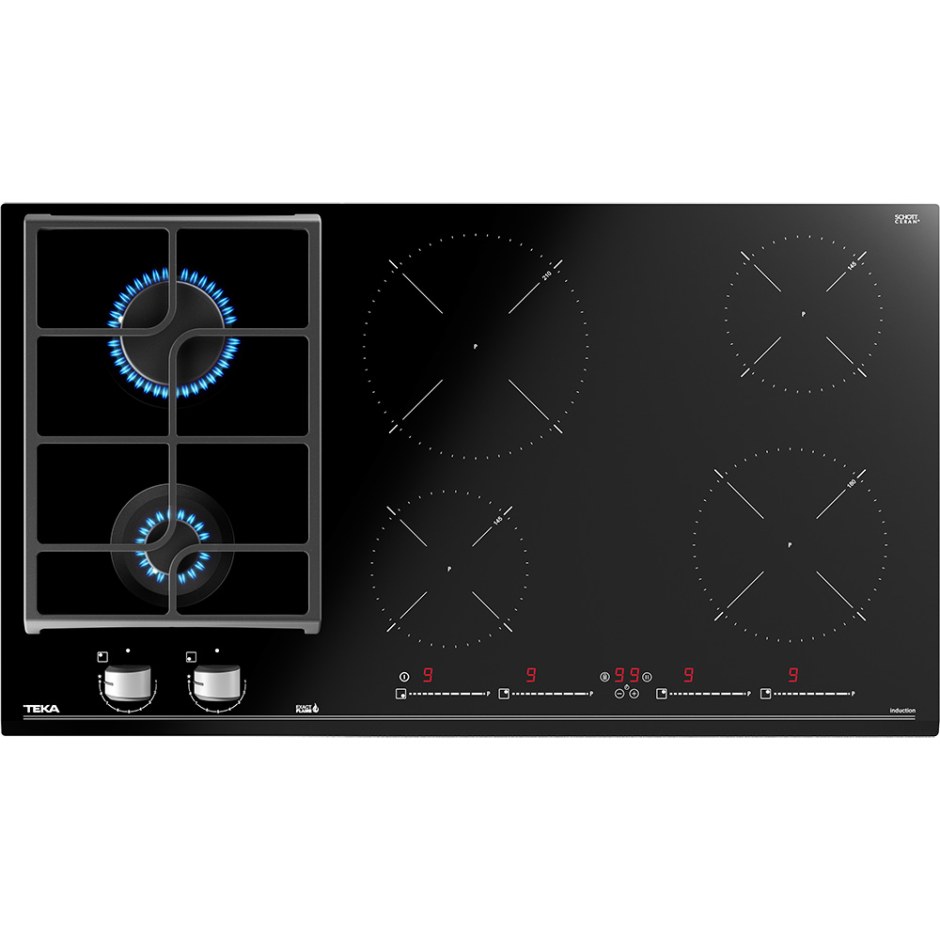 Варочная поверхность комбинированная Teka Hybrid JZC 96324 ABN BK
