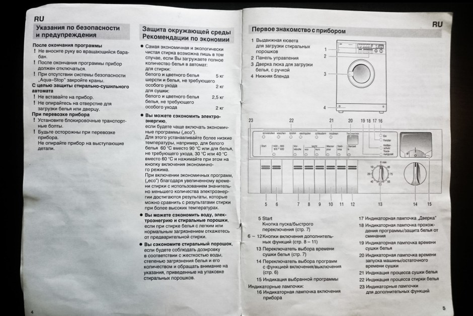 Бош WFT 2830 инструкция