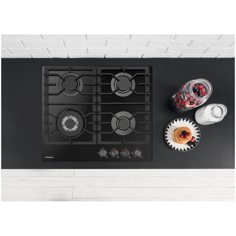 Газовая варочная панель с двумя конфорками Hansa bhks330500 и bhks330300