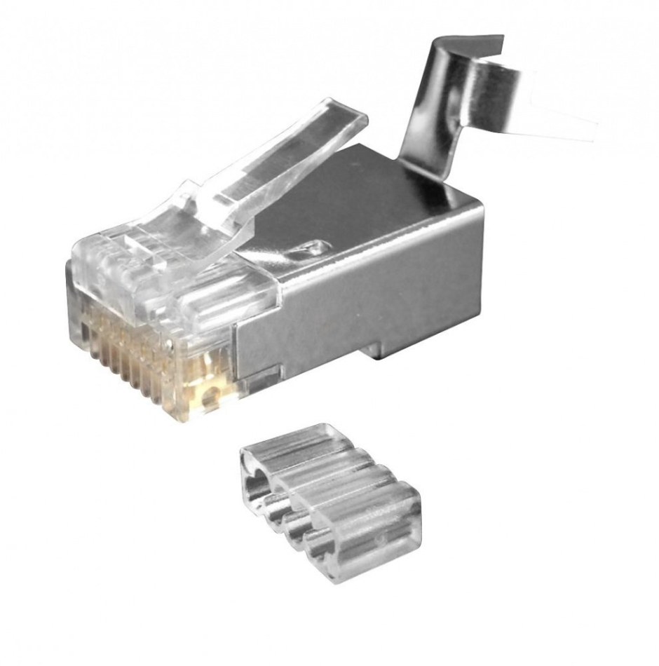 Коннектор (Джек) RJ-45 8p-8c cat6 (со вставкой) Rexant