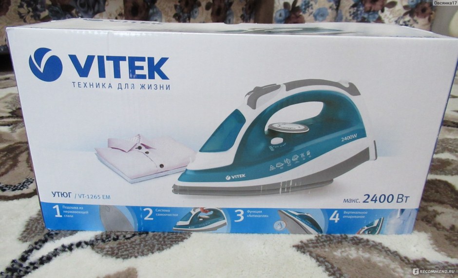 Утюг Витек vt1265 em