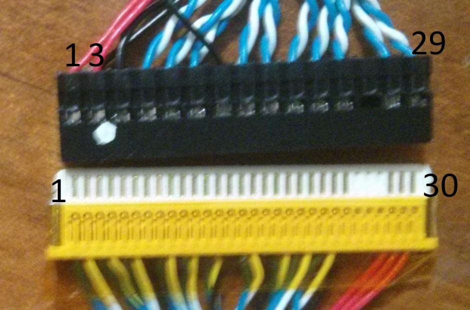 LVDS кабель 30 Pin dell m4600
