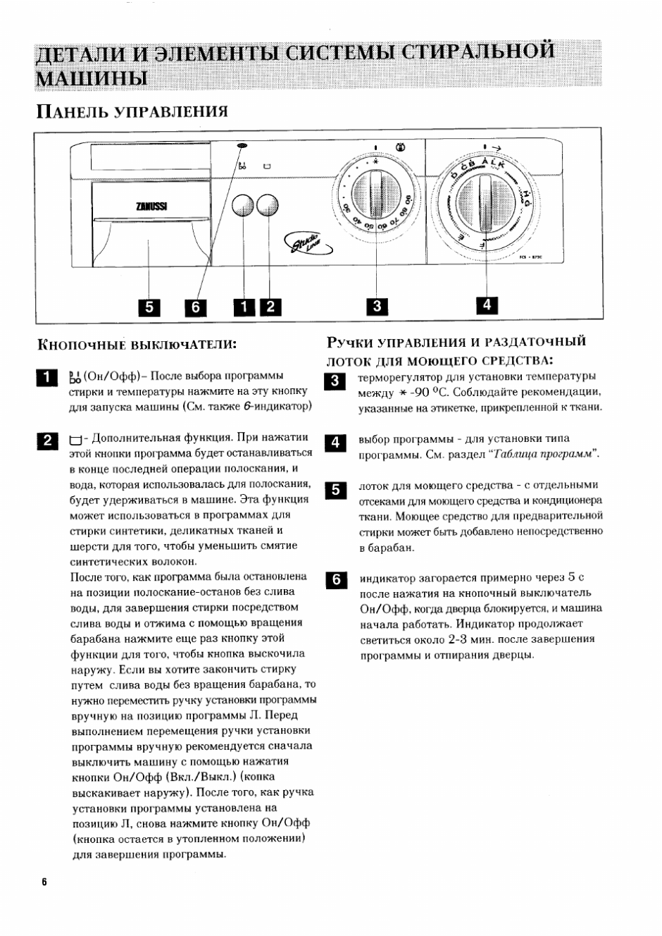 Инструкция к стиральной машине Занусси aquacycle 700