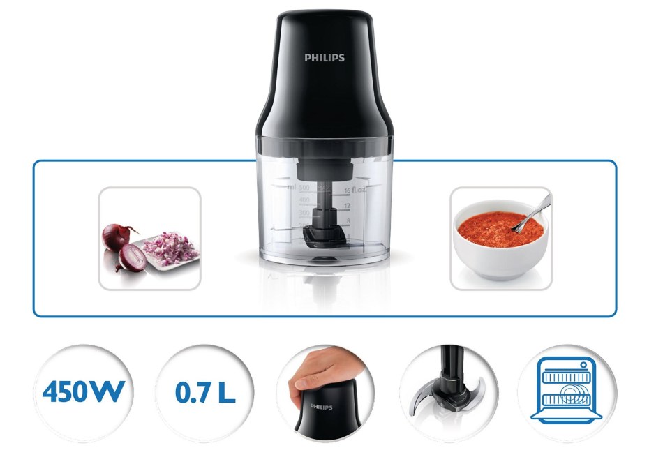 Измельчитель Philips hr1393 Daily collection, 450 Вт