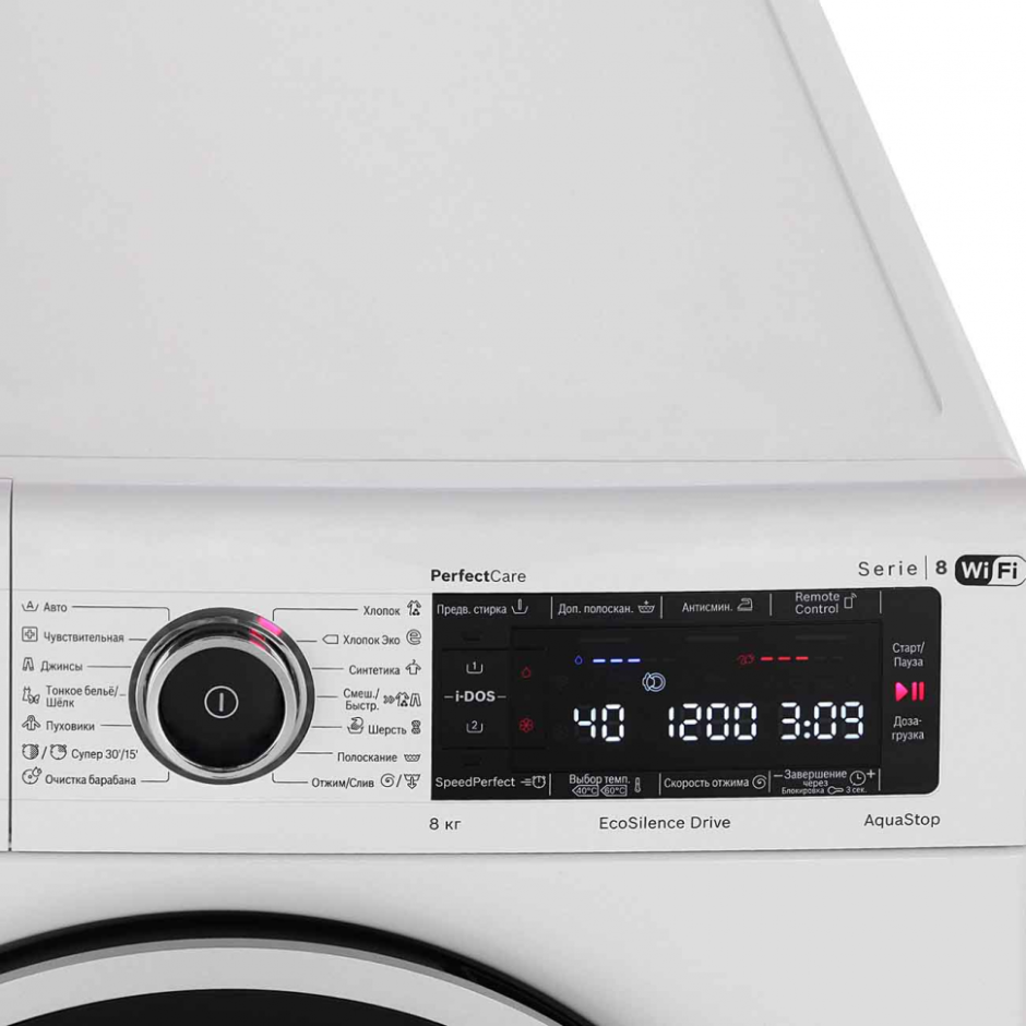 Bosch serie 8 PERFECTCARE wlw24k4hoe для встройки
