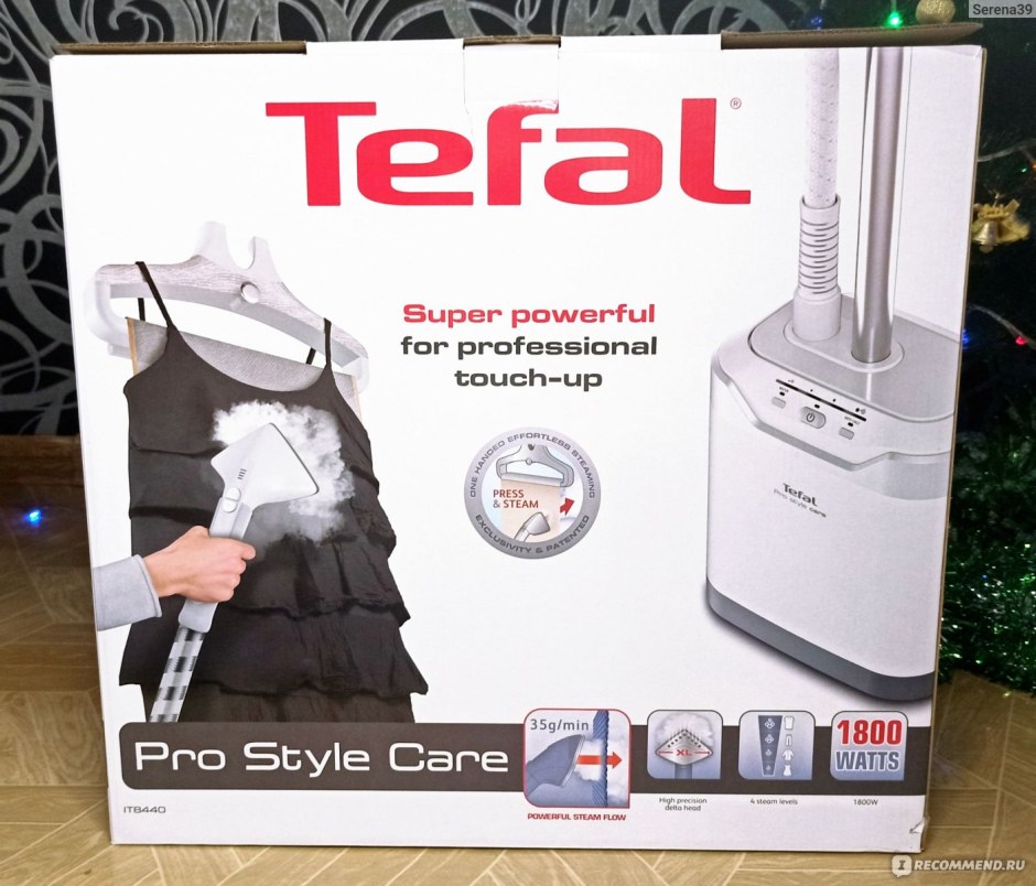 Отпариватель для одежды Tefal вертикальный it8440