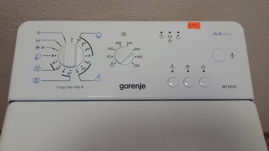 Gorenje стиральная машинка панель управления