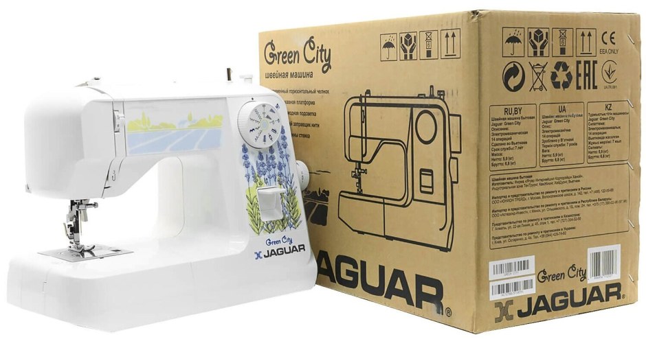 Швейная машина Jaguar Green City комплектация