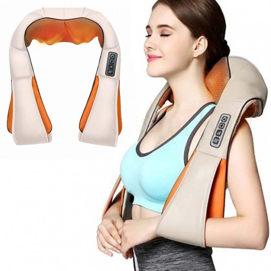 Массажер-пояс роликовый Massager of Neck kneading