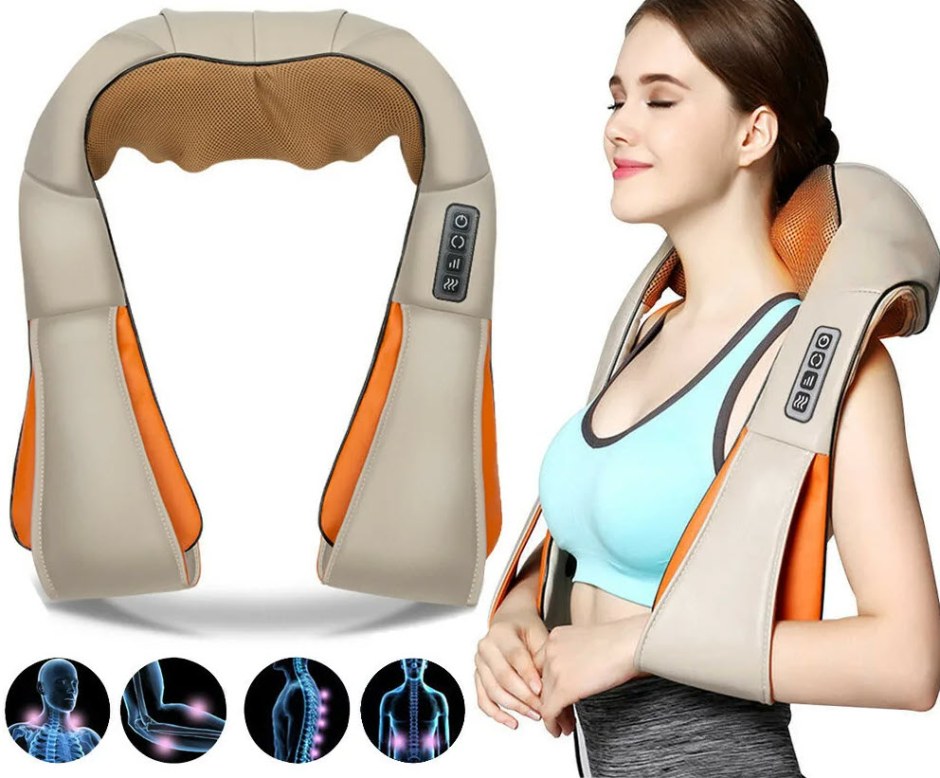 Массажер-пояс роликовый Massager of Neck kneading