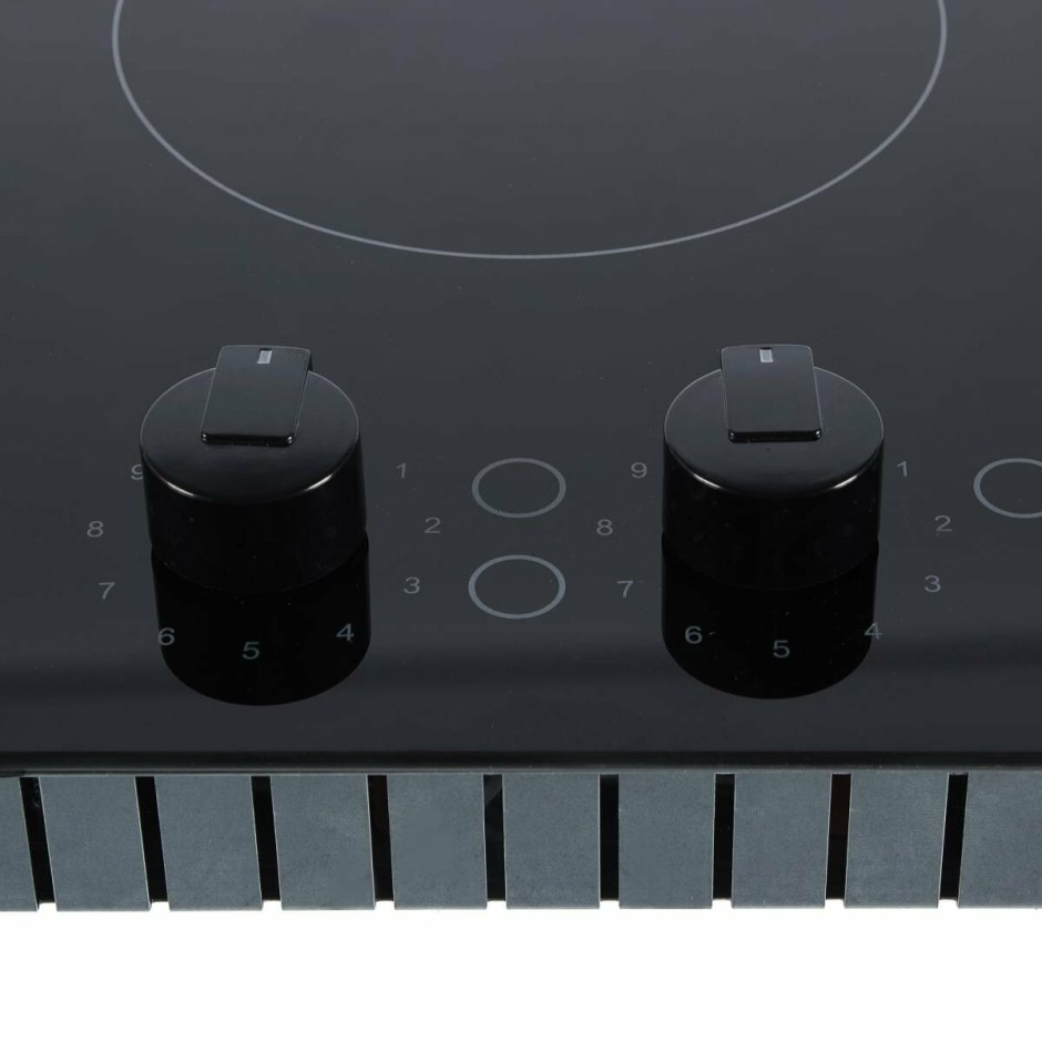 Варочная панель индукционная ore i30 2 конфорки 29х52 см цвет чёрный