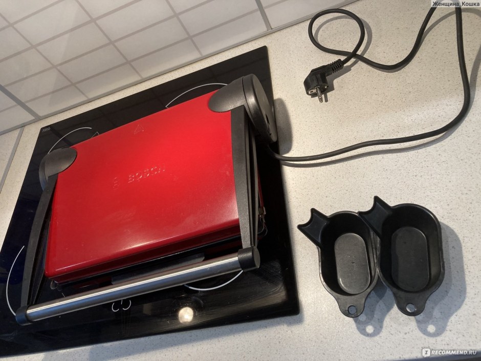 Гриль Bosch tcg4104, красный