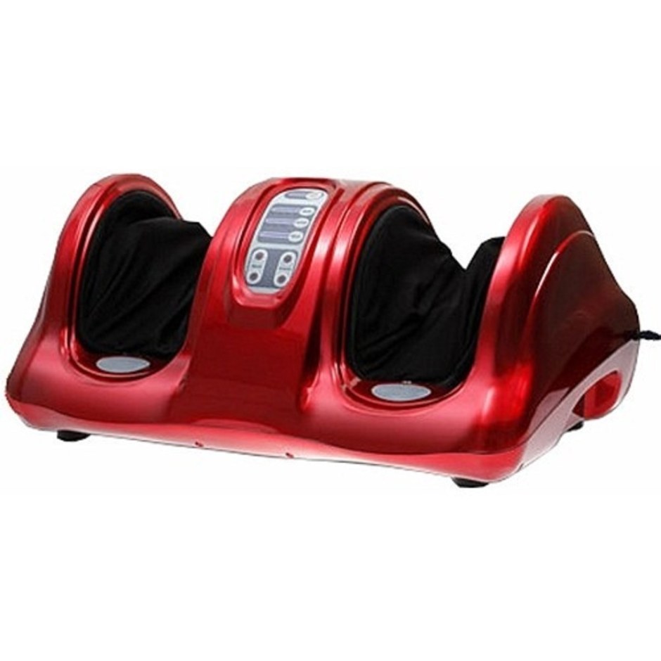 Массажёр для стоп, лодыжек и ног блаженство (foot Massager) красный (kz 0182)