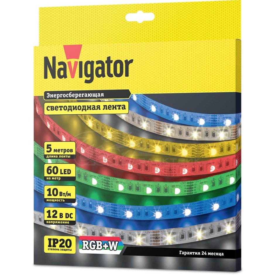 Светодиодная лента Navigator 50м, 12в,