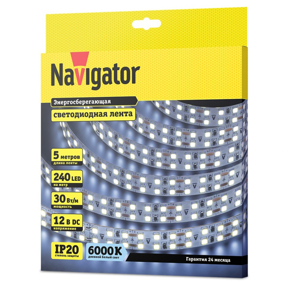 Лента Navigator ip20-12v