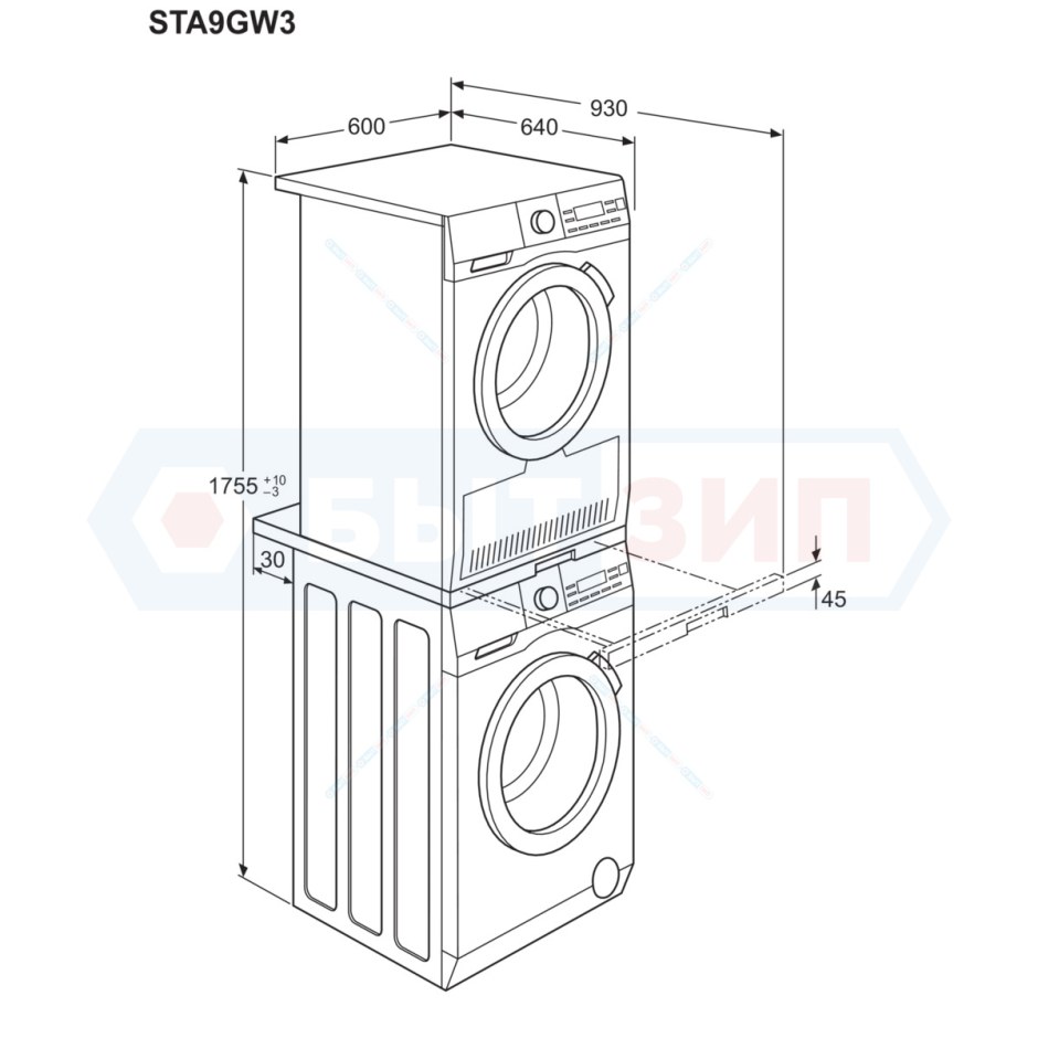 Electrolux sta9 (sta9gw/skp11)