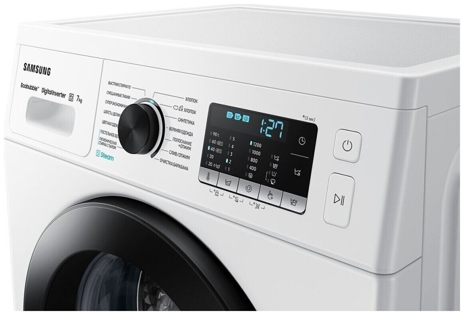 Стиральная машина Samsung ww80t654dlh, белый фото