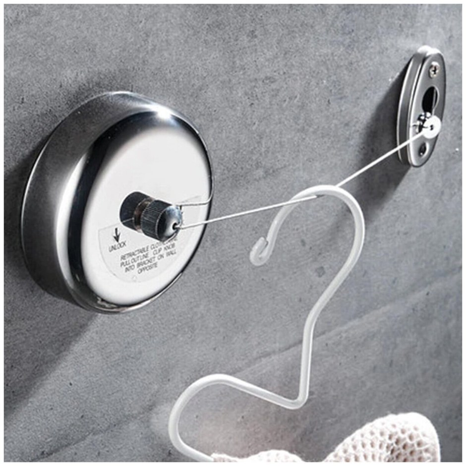 Retractable Clothesline для ванной