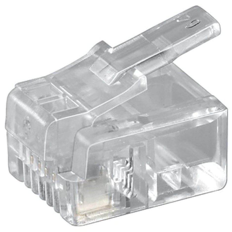 RJ-11 Plug: 6p4c