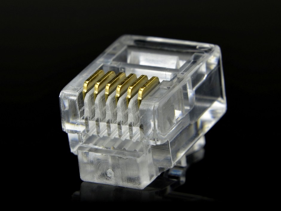 Штекер rj12 rj11/rj12 6p6c