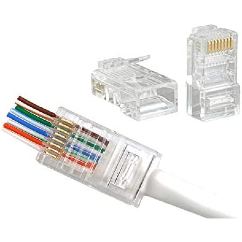 Коннектор RJ-45 Cat 5е (1уп-100шт)