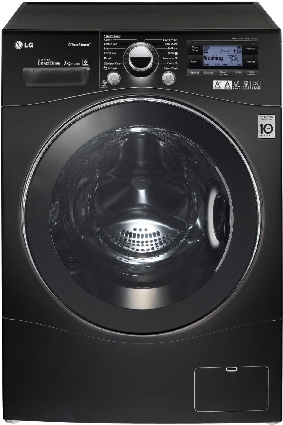 Стиральная машина LG 8.5 кг черная