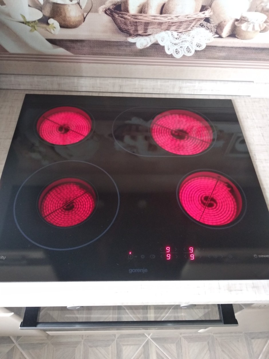 Плита встраиваемая электрическая горение ect 610x