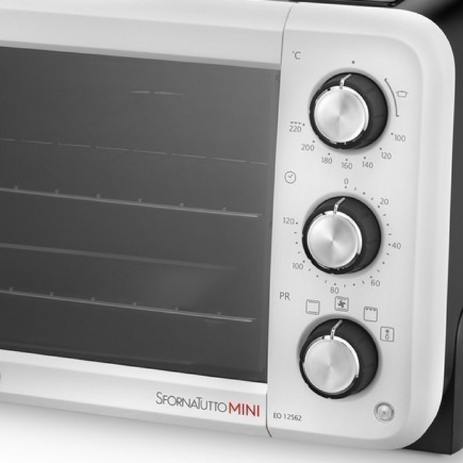 Мини-печь de'Longhi EO 12562, белый/черный