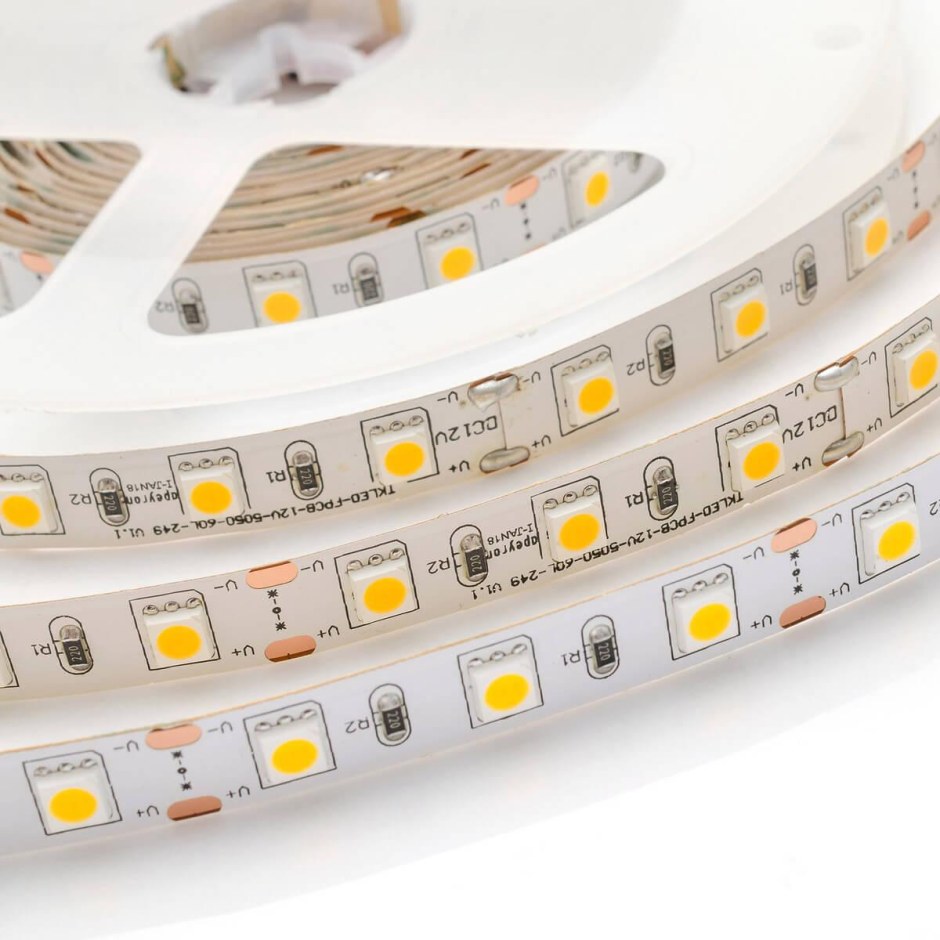Лента светодиодная 5м14,4вт/м smd5050