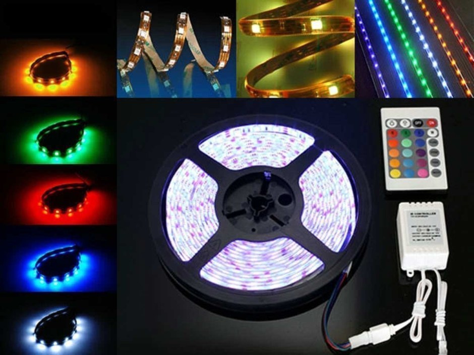 Светодиодная лента RGB 5 метров с пультом