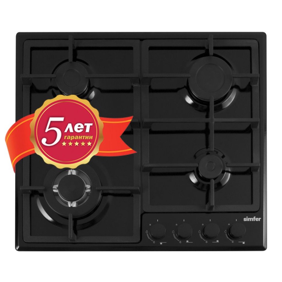 Газовая варочная панель Simfer h60q40l417