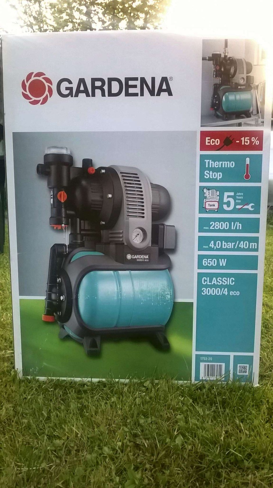 Насос Gardena 3000/4 Classic Eco 01753-20
