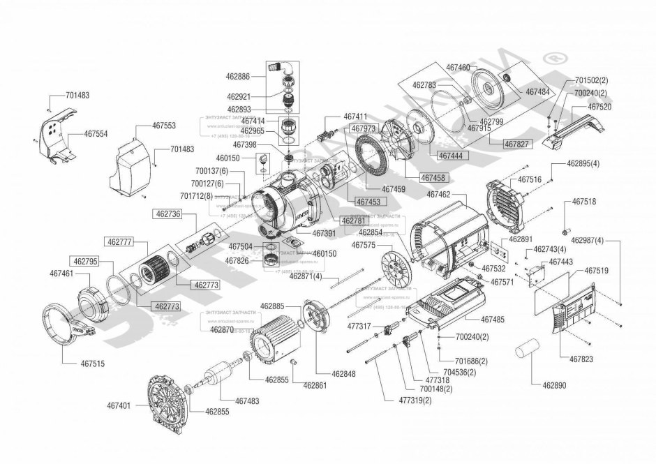 Ремкомплект насосной станции алко hw 4500