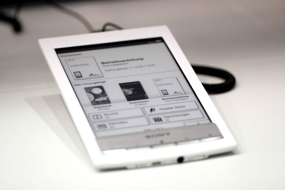 Sony Reader PRS-t1 диагональ