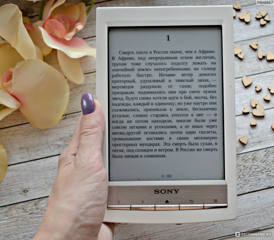 Электронная книга сони PRS-t1