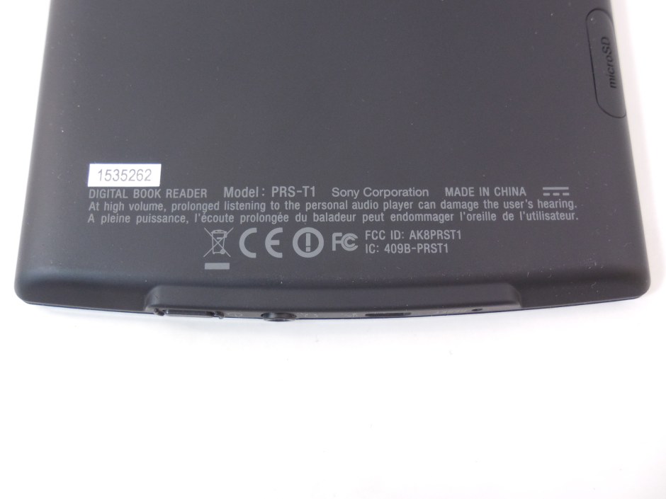 Sony Digital book Reader PRS t1