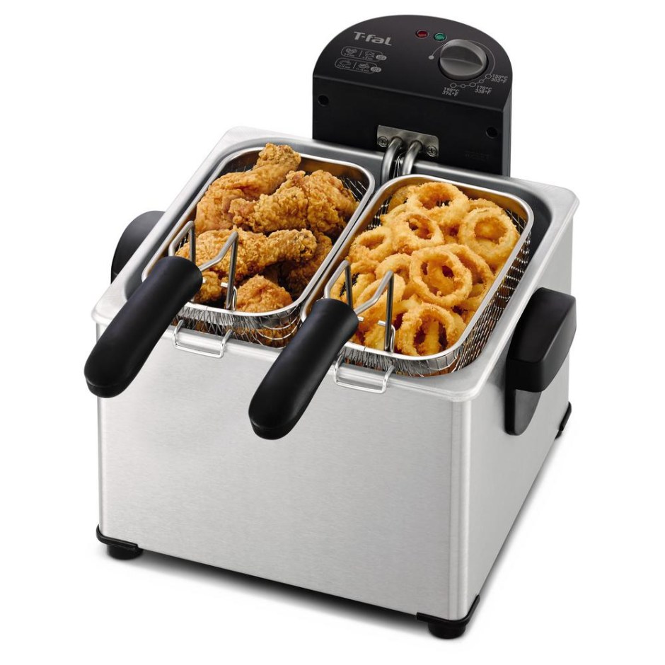 Фритюрница Deep Fryer 4+4l