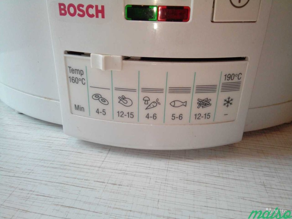 Фритюрница Bosch инструкция