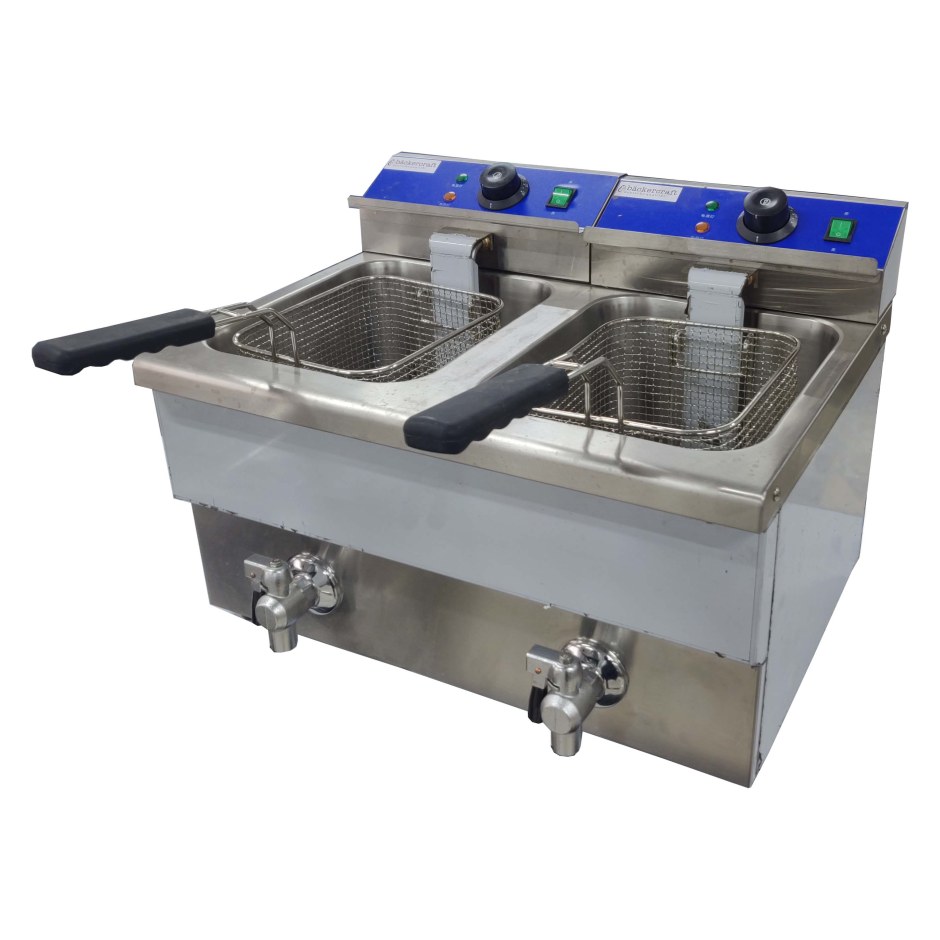 Фритюрница DF 66 FL (нерж.; 2*9л; 2*3kw)