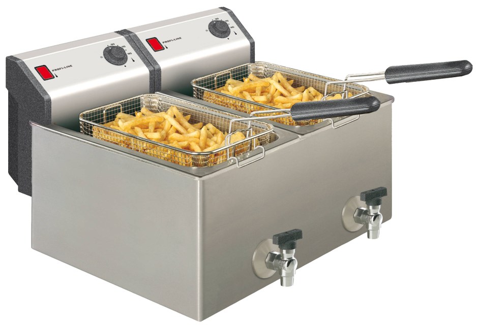 Фритюрница Deep Fryer 4+4l