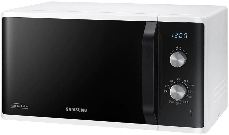 Микроволновая печь Samsung ms23k3515aw/BW белый, черный