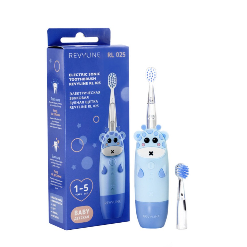 Revyline RL 025 Baby электрическая зубная щётка, голубая