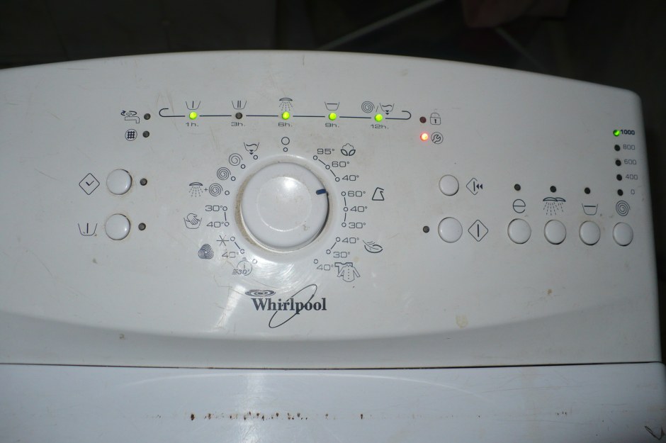 Whirlpool awe 6516 индикаторы