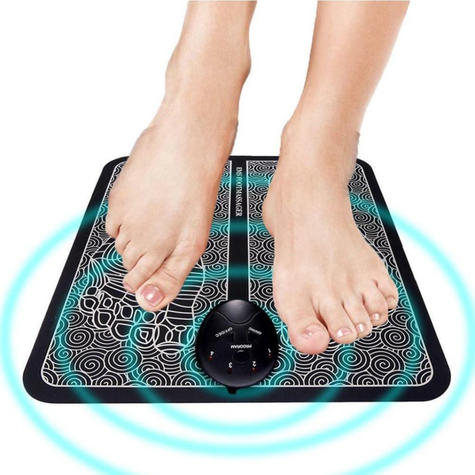 Массажный миостимулятор для стоп ems foot Massager – массажный коврик-